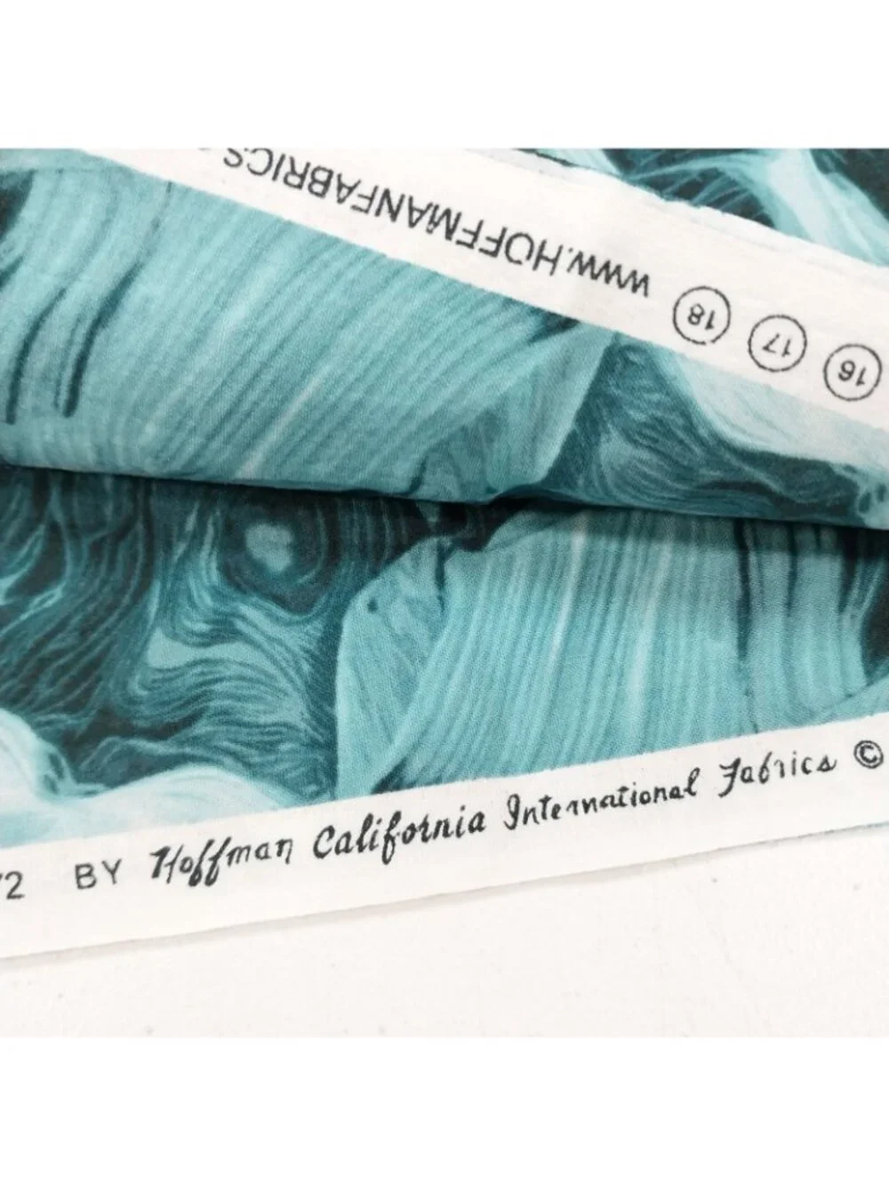 1yd Cayenne P7572 Dark Teal Tonal Blender Hoffman Fabrics Abstract